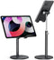Cell Phone Stand, OMOTON Angle Height Adjustable Phone Holder, Aluminum Desktop Phone Holder Dock Stand for Desk, Compatible with iPhone 13/Mini/P...